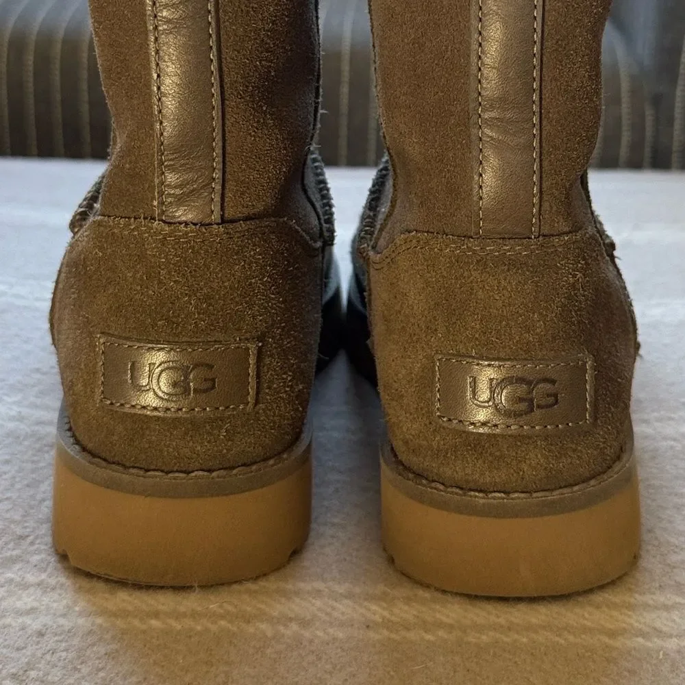 UGG Classic Zip Short Eucalyptus Boots 6